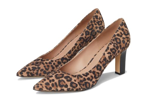 コールハーン　25.5 パンプス　エナメル　ウェッジソール　ブラウン　豹柄 コールハーン 25.5 パンプス エナメル ウェッジソール ブラウン 豹柄